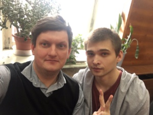 Слева адвокат Соколовского Бушмаков