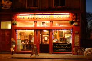 Кафе "The Elephant House" в Эдинбурге