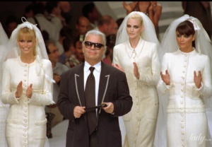 Легендарный кутюрье и супермодели 90-х на показе Chanel 