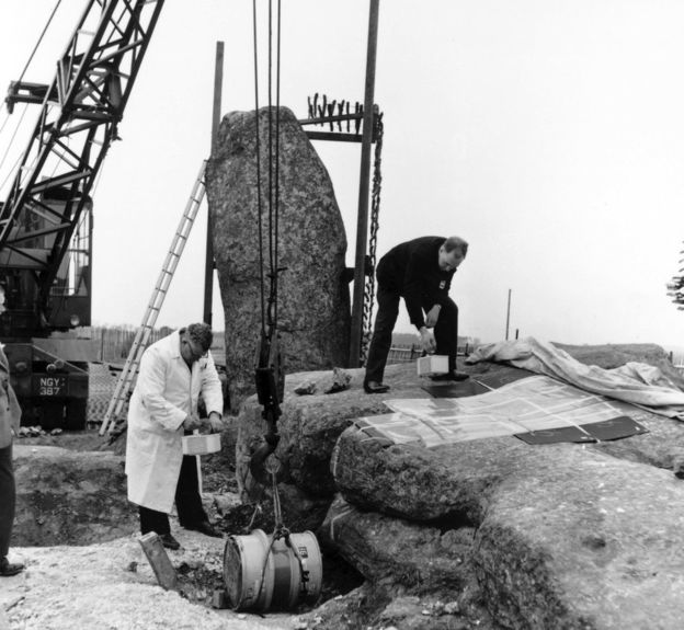 Образцы камня извлекли во время археологических работ в 1958 году
