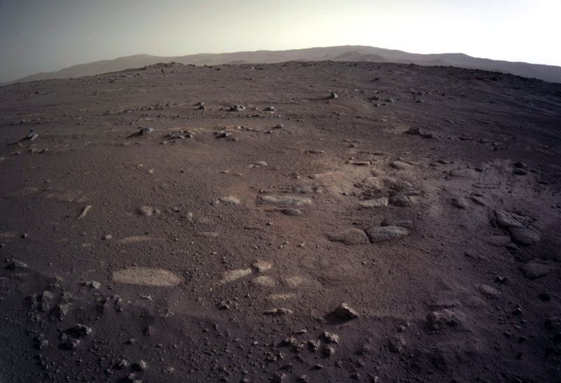 Снимок поверхности Марса (источник: NASA)