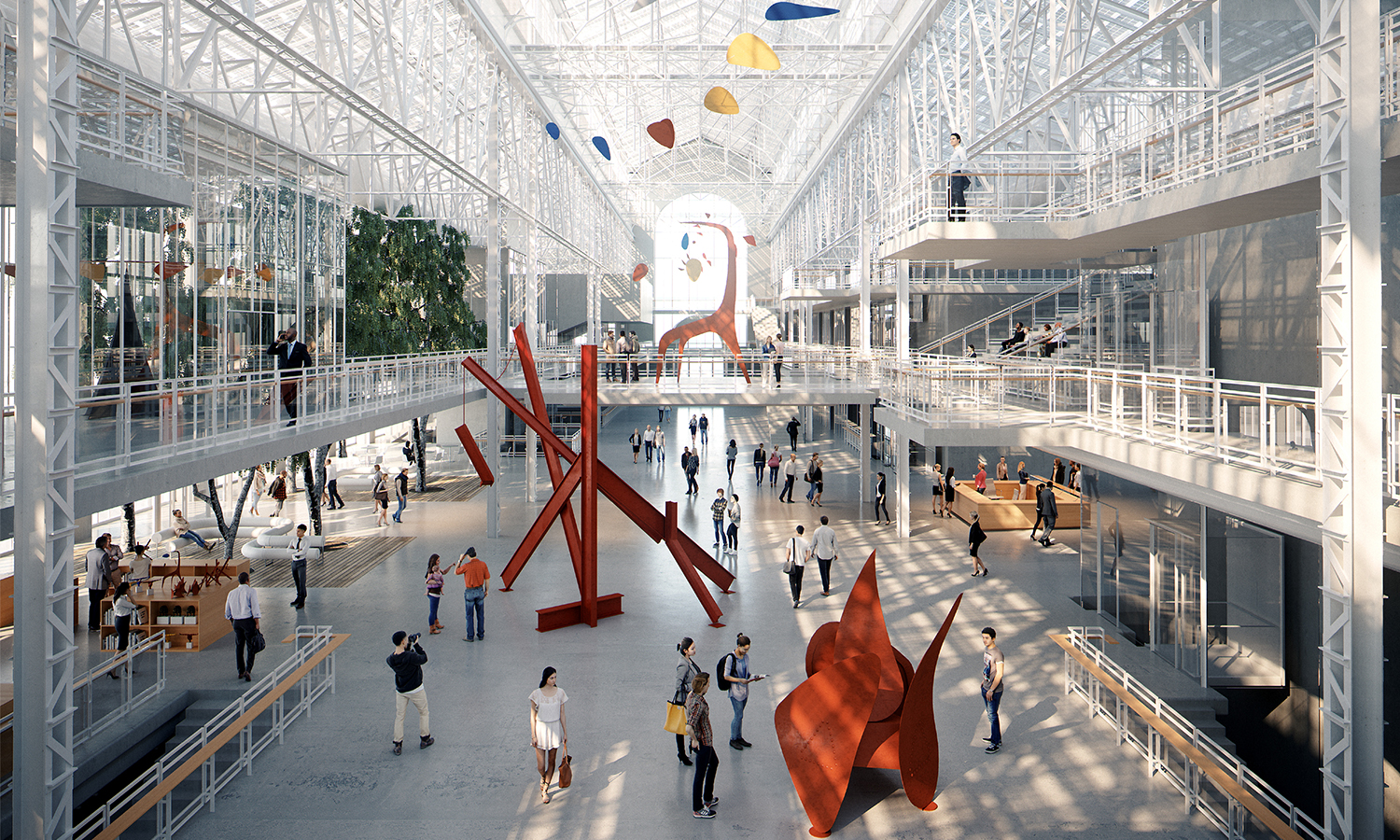Maket glavnogo prostranstva «GES-2»