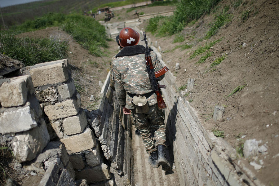 Боевые действия в Нагорном Карабахе, 27 сентября 2020 года. Фото: Reuters