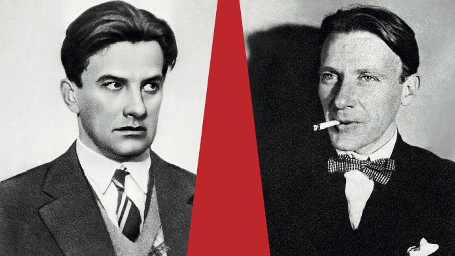 Владимир Маяковский и Михаил Булгаков. Фото: portal-kultura.ru