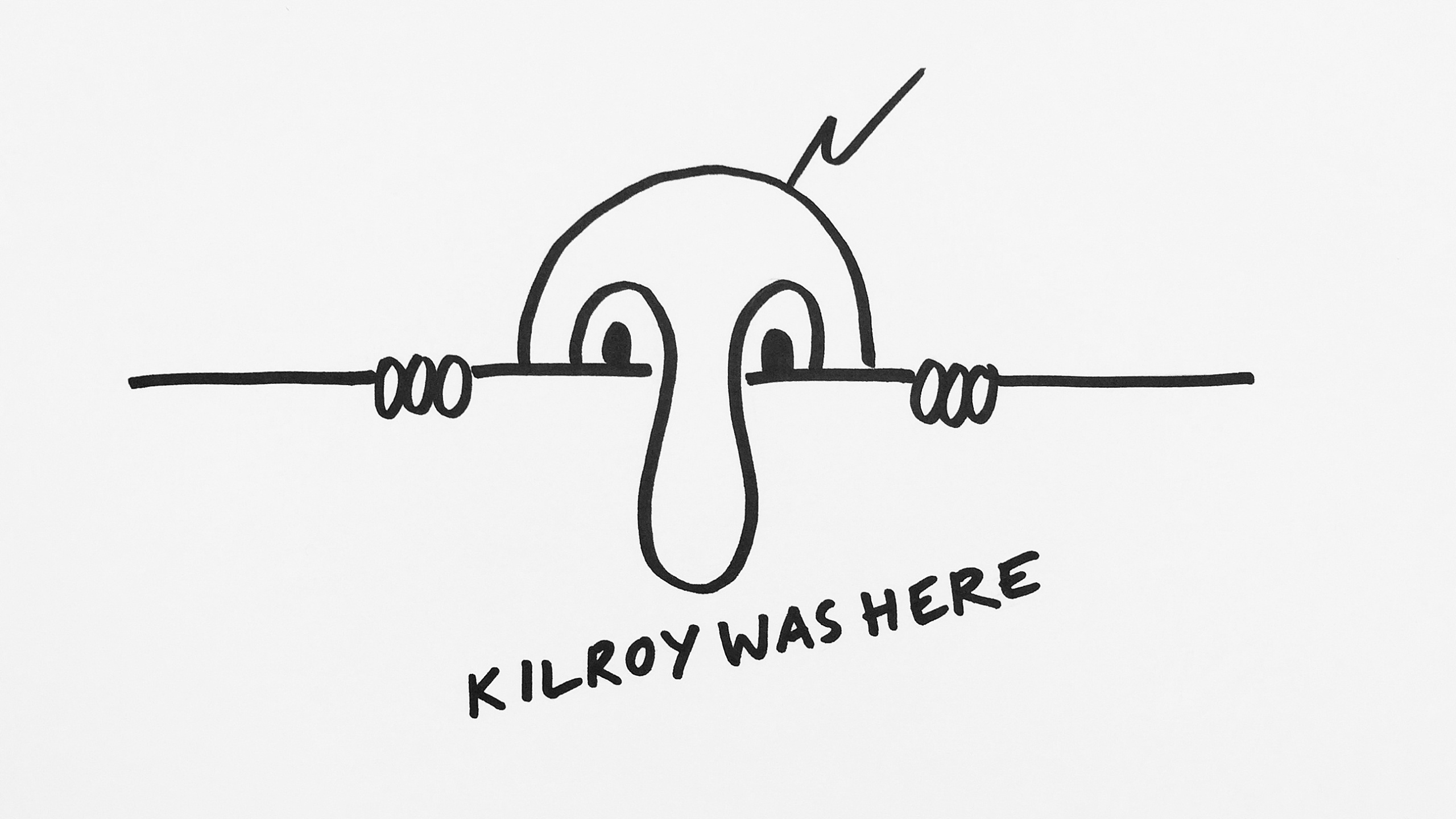 Копия надписи «Kilroy was here»